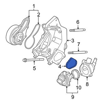 Honda OE - Engine Coolant Inlet Flange Seal