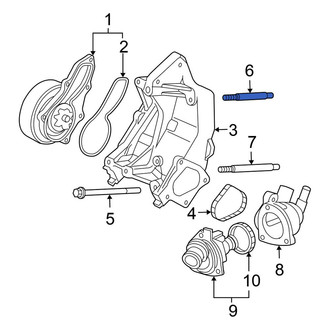 Honda OE - Upper Engine Coolant Inlet Flange Stud