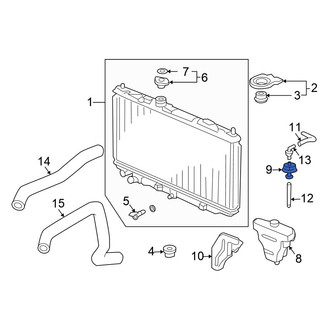 Honda OE - Engine Coolant Reservoir Cap