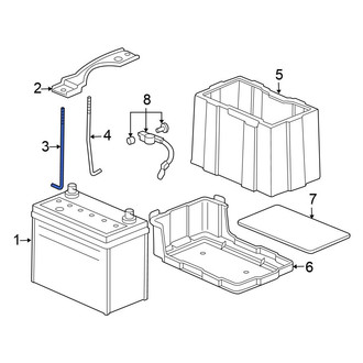 Honda OE - Front Battery Hold Down Stud
