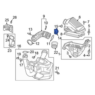 Honda OE - Engine Air Intake Hose