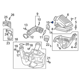 Honda OE - Engine Air Intake Hose Adapter