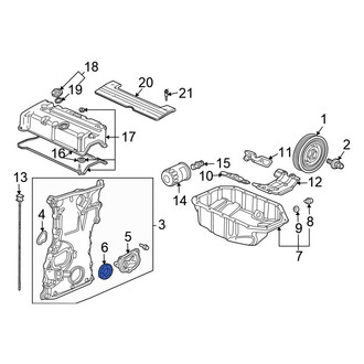Honda OE - Front Engine Crankshaft Seal