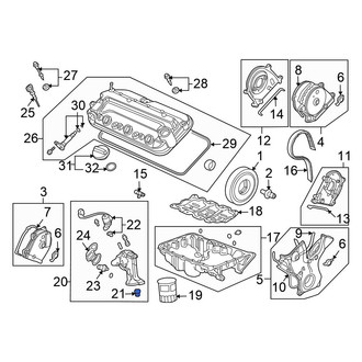 Honda OE - Engine Oil Filter Adapter Stud