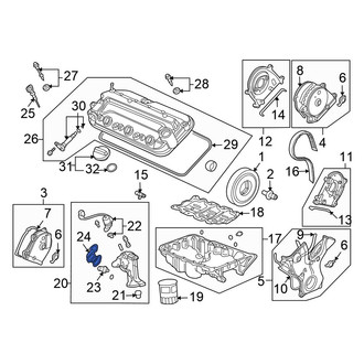 Honda OE - Engine Oil Filter Adapter Gasket
