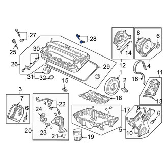 Honda OE - Inner Engine Valve Cover Bolt