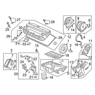 Honda OE - Right Upper Engine Timing Cover