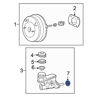 Honda OE - Power Brake Booster Seal