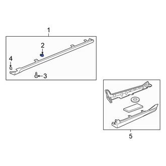 Honda OE - Rocker Panel Molding Clip