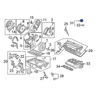 Honda OE - Engine Oil Filler Cap