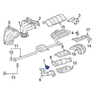Honda OE - Center Left Exhaust System Hanger