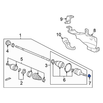 Honda OE - CV Joint Nut
