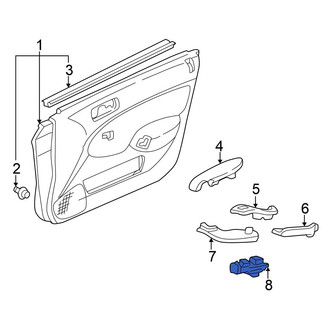 Honda OE - Rear Right Door Window Switch