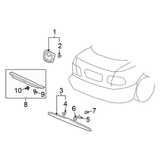 Honda OE - Front Door Trim Molding Clip