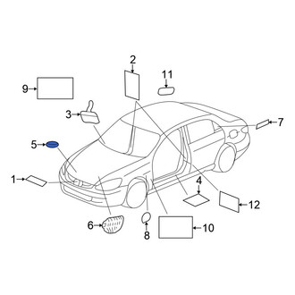 Honda OE - Caution Label