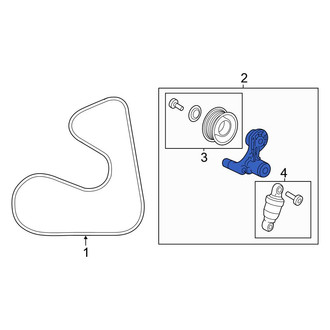 Honda OE - Accessory Drive Belt Tensioner Assembly