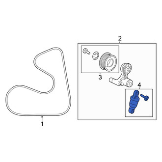 Honda OE - Belt Tensioner Damper
