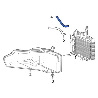 Honda OE - Automatic Transmission Oil Cooler Hose