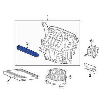 Honda OE - Cabin Air Filter Cover