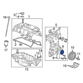 Honda OE - Front Engine Crankshaft Seal