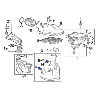 Honda OE - Air Filter Housing Grommet