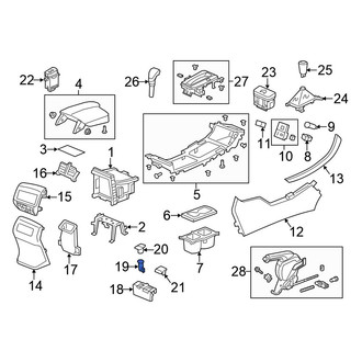 Honda OE - Front 12 Volt Accessory Power Outlet