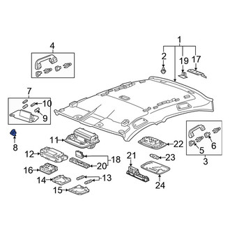 Honda OE - Sun Visor Holder