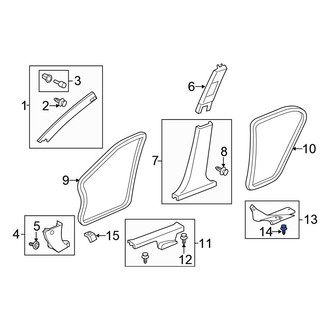 Honda OE - Console Clip