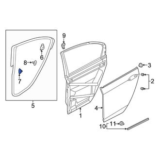 Honda OE - Door Seal Clip