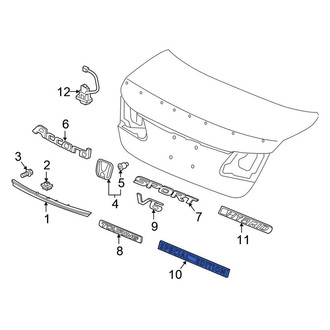 Honda OE - Rear Bumper Cover Emblem