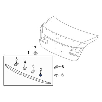 Honda OE - Spoiler Nut