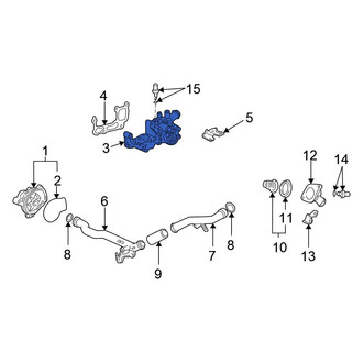Honda OE - Engine Coolant Thermostat Housing