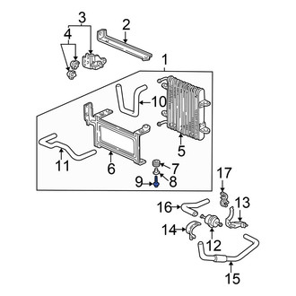 Honda OE - Rear Transmission Filter Bolt