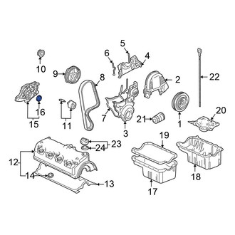 Honda OE - Rear Engine Crankshaft Seal