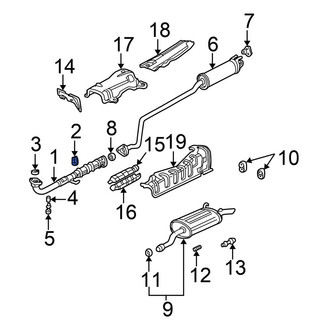 Honda OE - Exhaust System Hanger