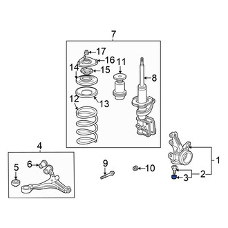 Honda OE - Front Lower Suspension Ball Joint Boot