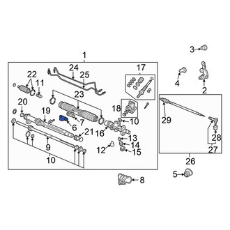 Honda OE - Rack and Pinion Mount Bracket
