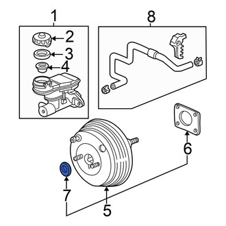 Honda OE - Power Brake Booster Seal