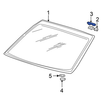Honda OE - Outer Windshield Clip