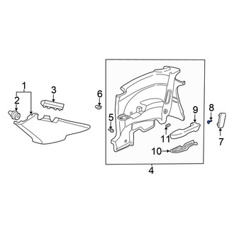 Honda OE - Deck Lid Trim Clip