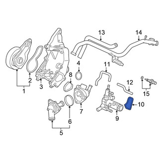 Honda OE - Engine Coolant Water Outlet Seal