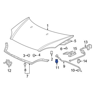 Honda OE - Hood Prop Rod Retainer