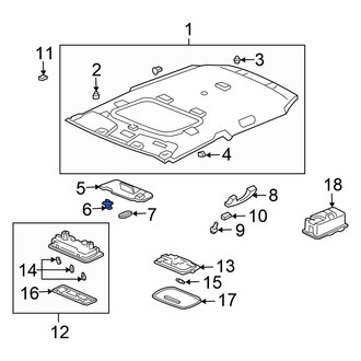 Honda OE - Sun Visor Holder