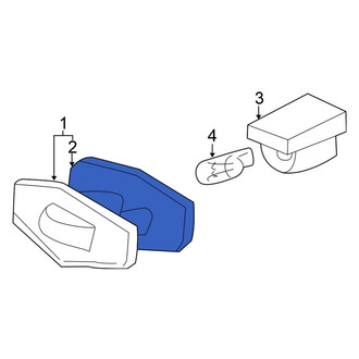 Honda OE - License Light Lens Gasket
