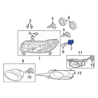 Honda OE - Front Turn Signal Light Socket