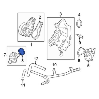 Honda OE - Engine Coolant Thermostat Housing Gasket