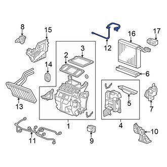 Honda OE - A/C Evaporator Temperature Sensor