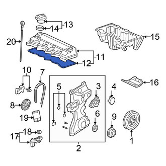 Honda OE - Engine Valve Cover Gasket