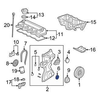 Honda OE - Rear Engine Crankshaft Seal