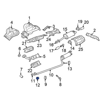 Honda OE - Rear Suspension Stabilizer Bar Link Nut